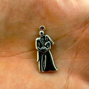 James Avery retired bride and groom wedding charm